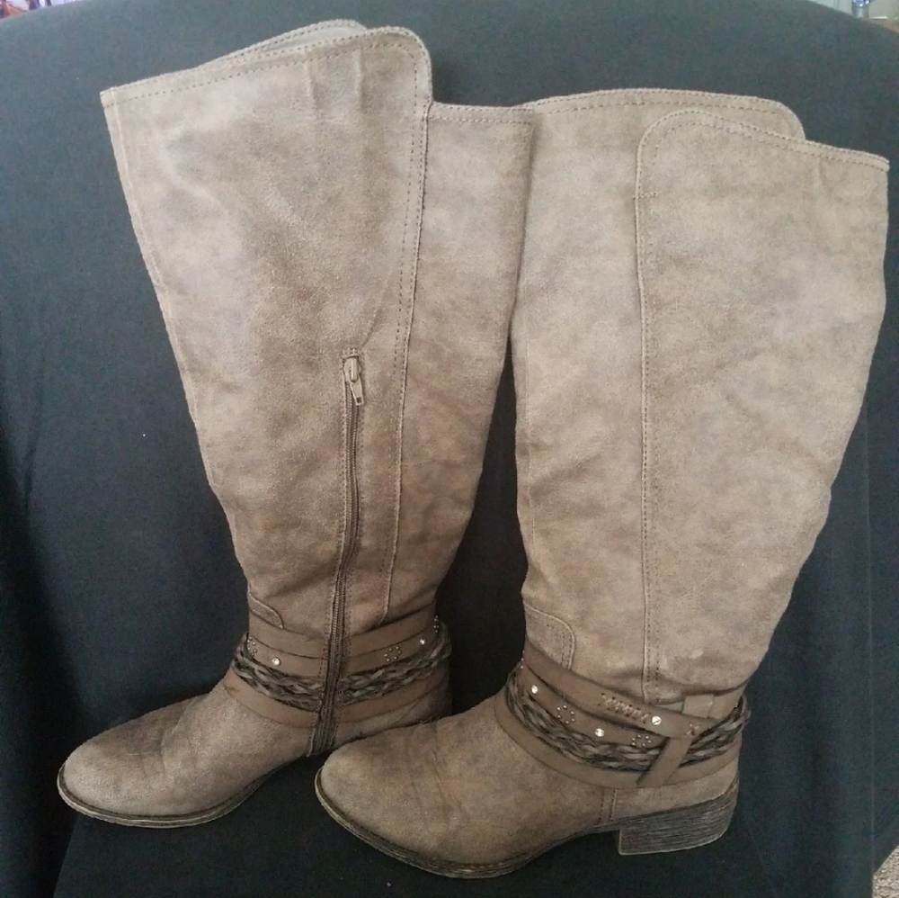 Tall boots.